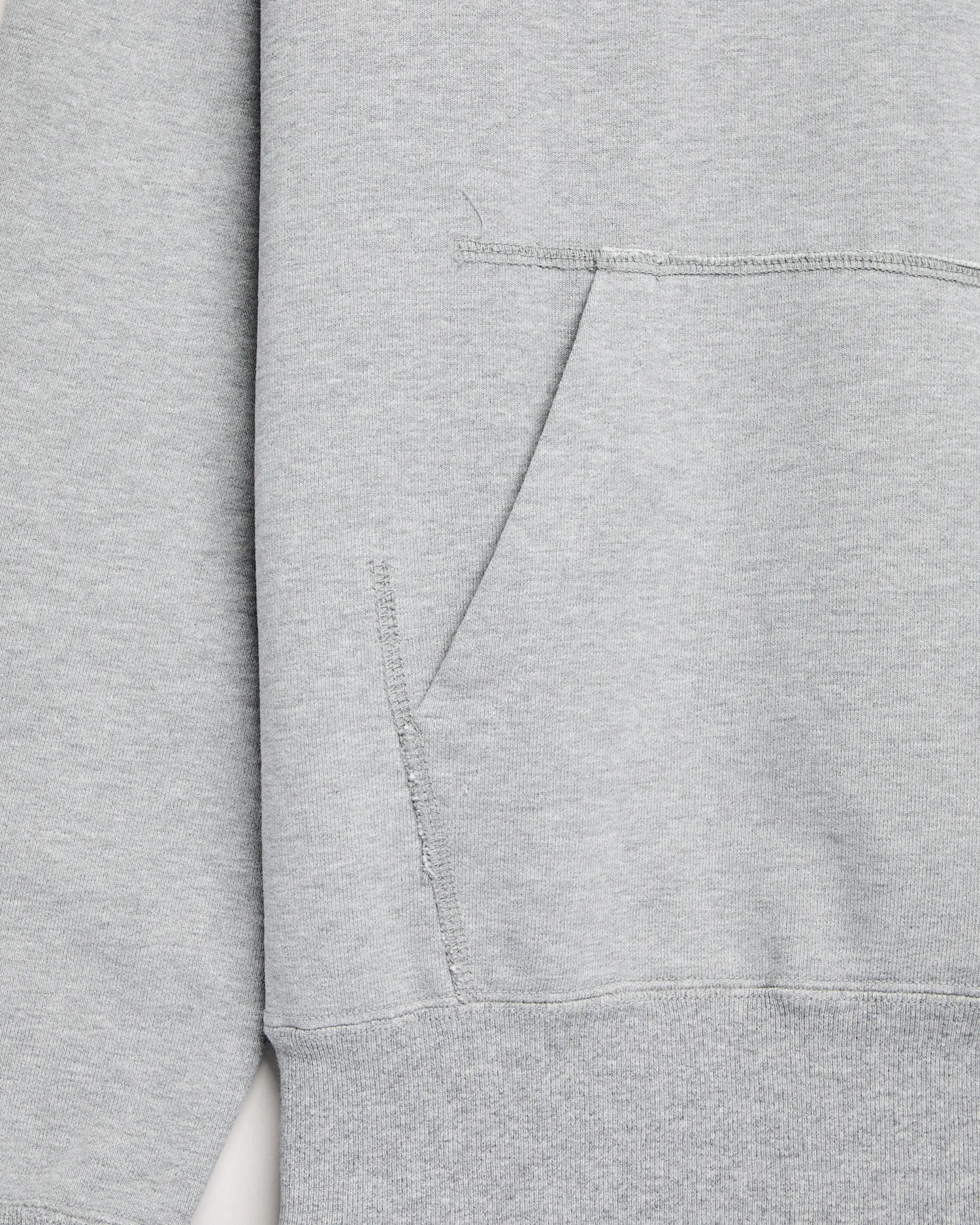 Special Finish Pullover Hoodie in Heather Grey