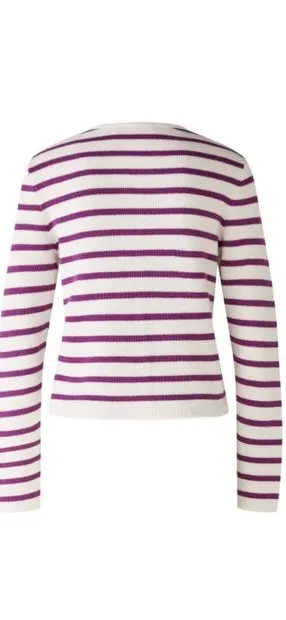 Splurge-Jacket White Violet