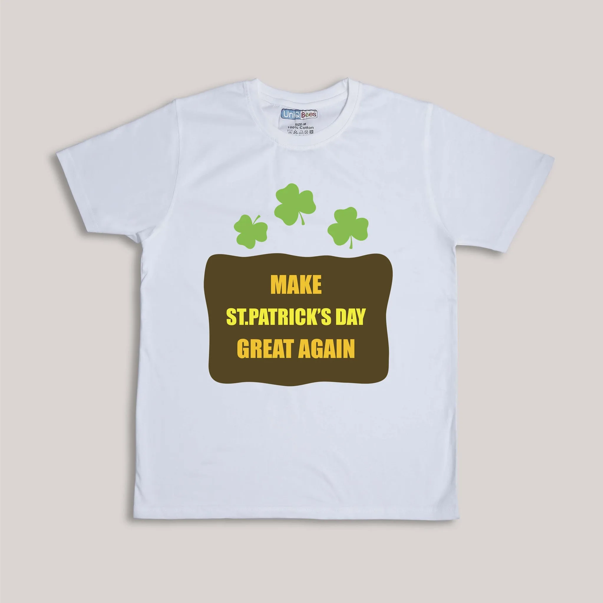 St. Patrick's Day. Make Great Again. Funny T-Shirt.