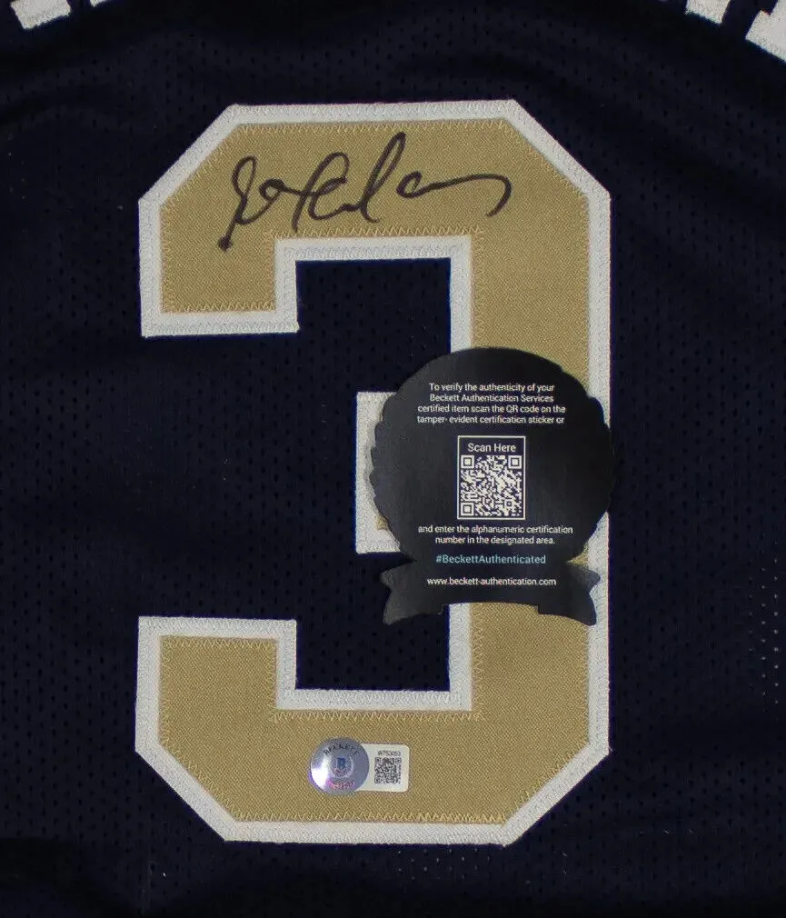 Stephon Marbury Signed Georgia Tech Yellow Jackets Jersey (Beckett) N.Y. Knicks