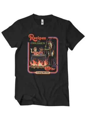 Steven Rhodes Recipes For Children T-Shirt Black