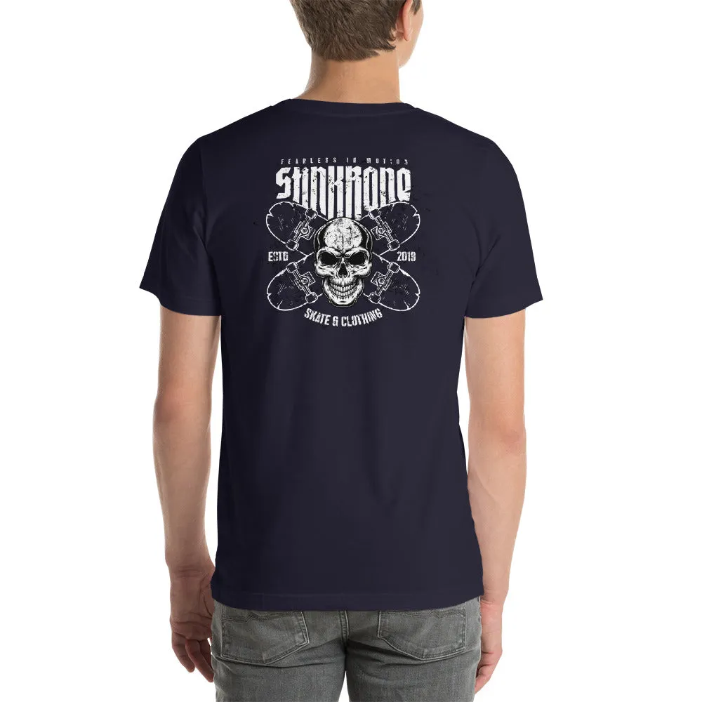 StinkBone Skull & Boards Short-Sleeve Unisex T-Shirt