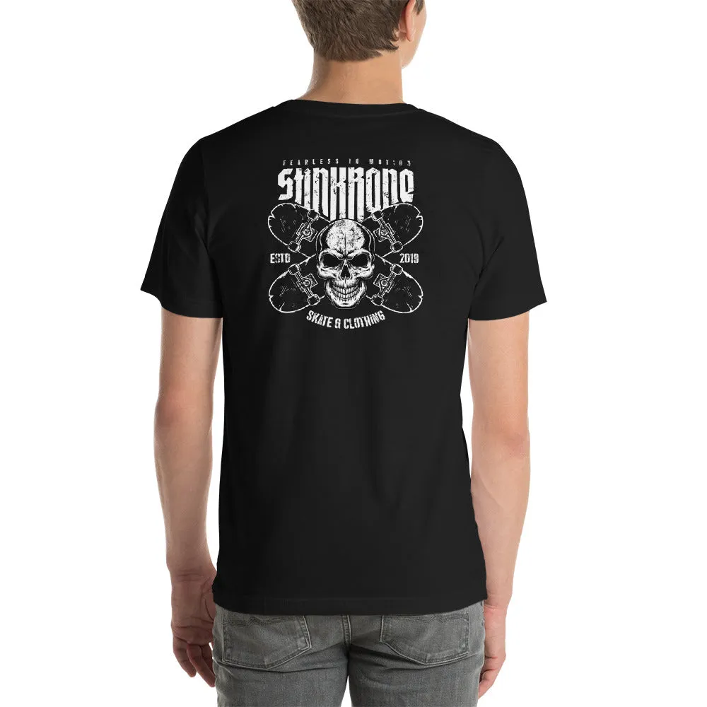 StinkBone Skull & Boards Short-Sleeve Unisex T-Shirt