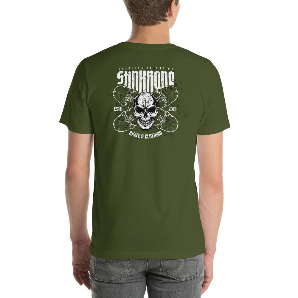 StinkBone Skull & Boards Short-Sleeve Unisex T-Shirt