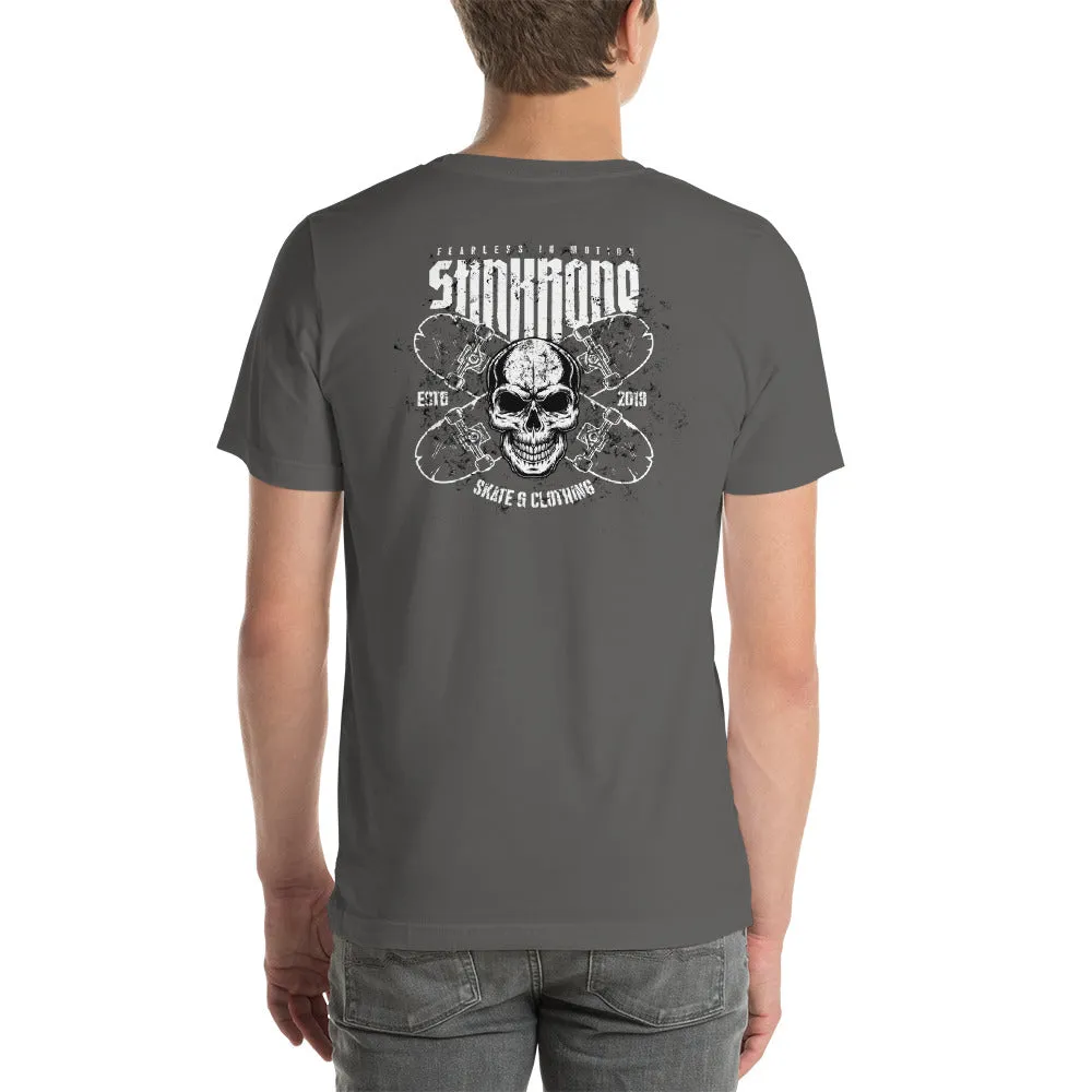StinkBone Skull & Boards Short-Sleeve Unisex T-Shirt