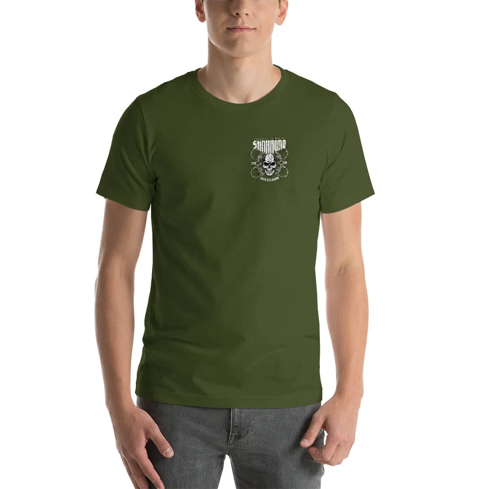 StinkBone Skull & Boards Short-Sleeve Unisex T-Shirt