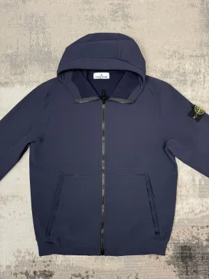 Stone Island Soft Shell-R Jacket - Navy