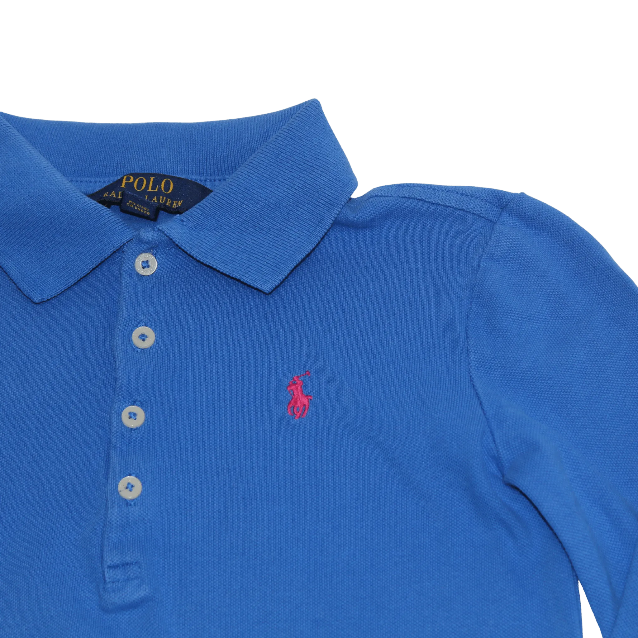 Stretch Cotton Mesh Polo Shirt