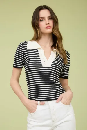 Structured Stripe Knit