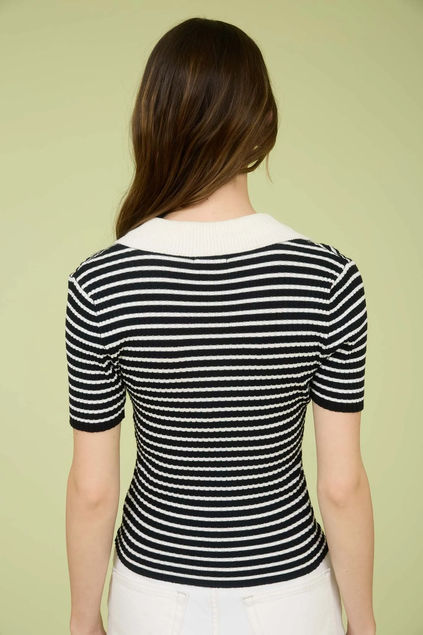 Structured Stripe Knit