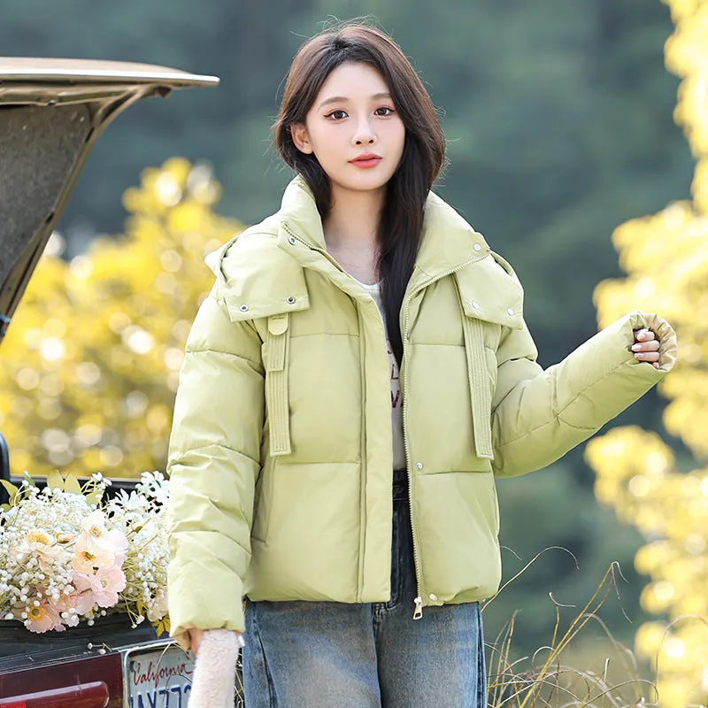 Stylish and Water-resistant Cropped Puffer Jacket for Women