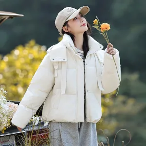 Stylish and Water-resistant Cropped Puffer Jacket for Women