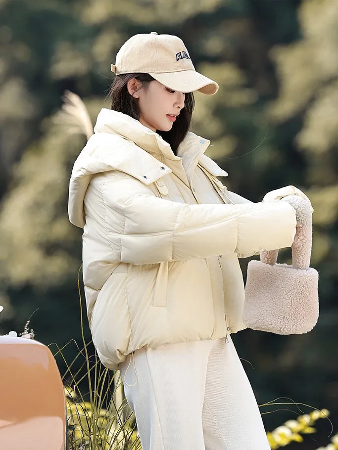 Stylish and Water-resistant Cropped Puffer Jacket for Women