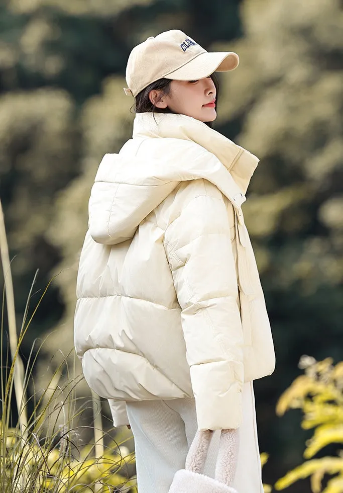 Stylish and Water-resistant Cropped Puffer Jacket for Women