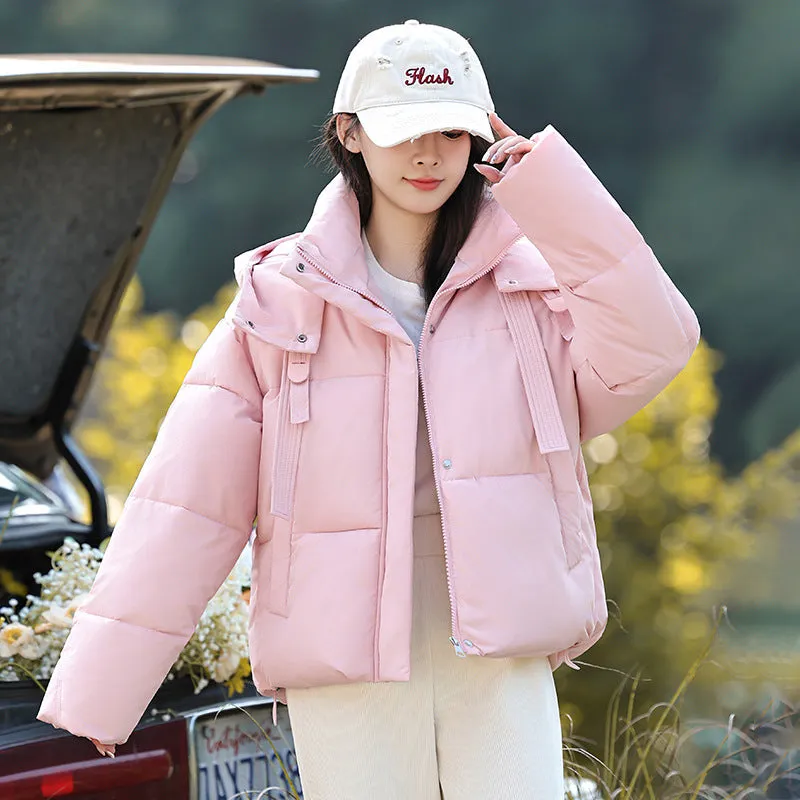 Stylish and Water-resistant Cropped Puffer Jacket for Women