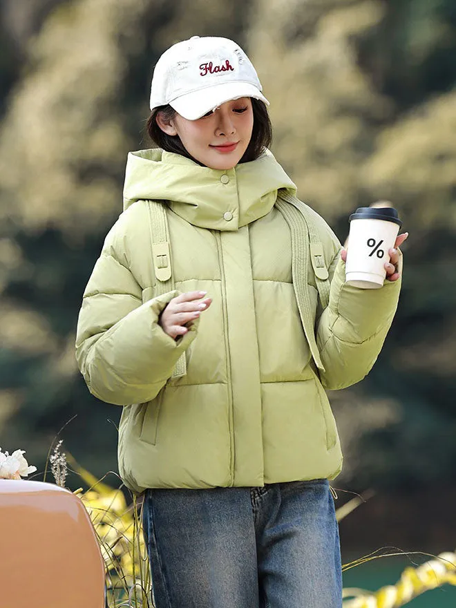 Stylish and Water-resistant Cropped Puffer Jacket for Women