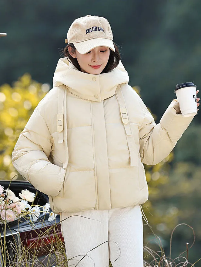 Stylish and Water-resistant Cropped Puffer Jacket for Women