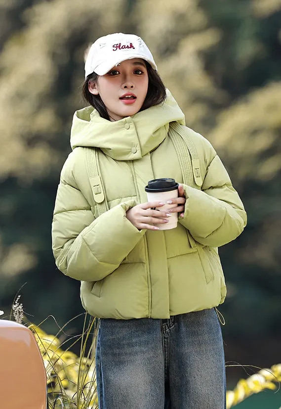 Stylish and Water-resistant Cropped Puffer Jacket for Women