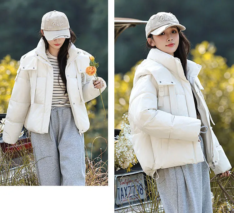 Stylish and Water-resistant Cropped Puffer Jacket for Women