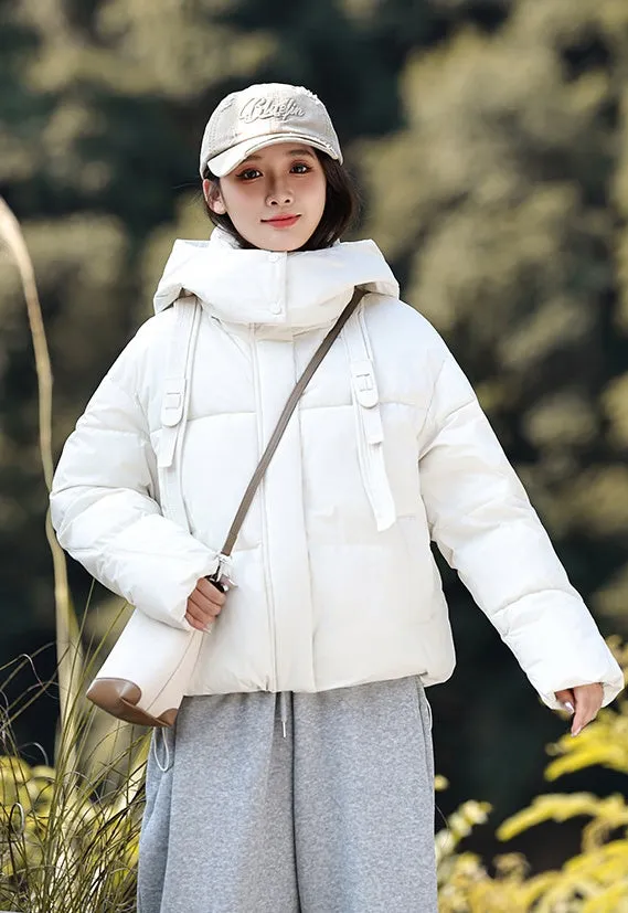 Stylish and Water-resistant Cropped Puffer Jacket for Women