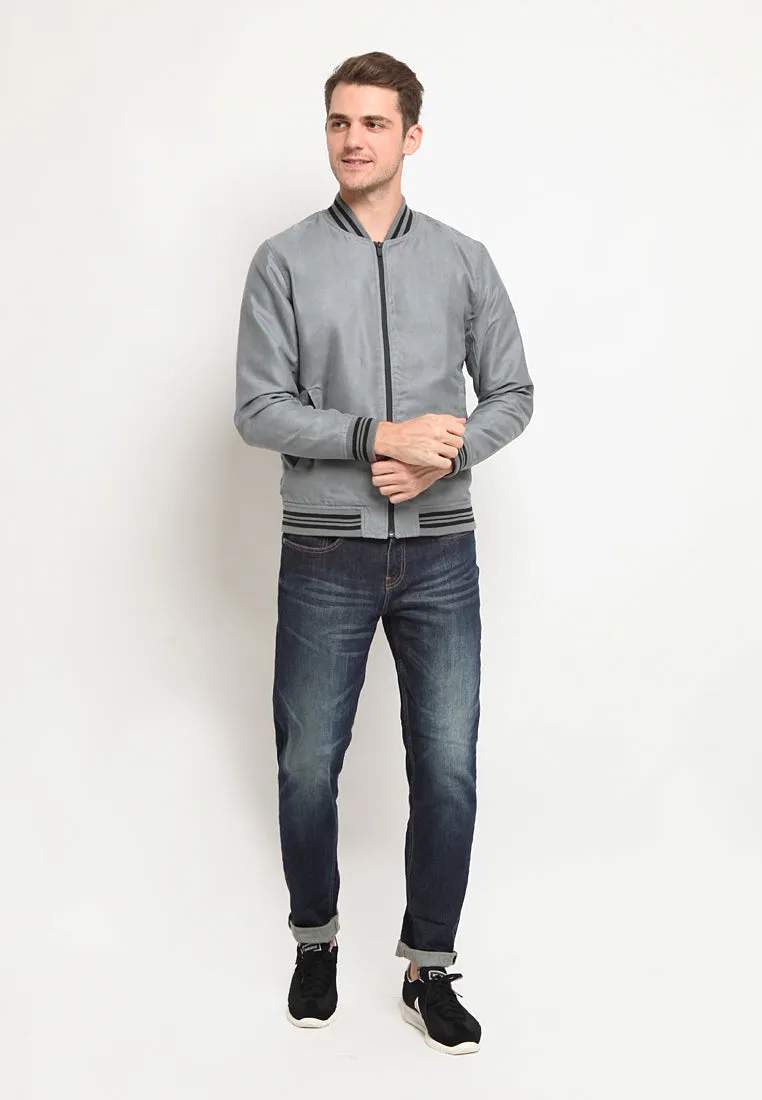 Suede Bomber Jacket