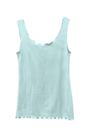 Suns Out Singlet Top - Sky