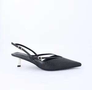 SUYI SLINGBACK -BLACK