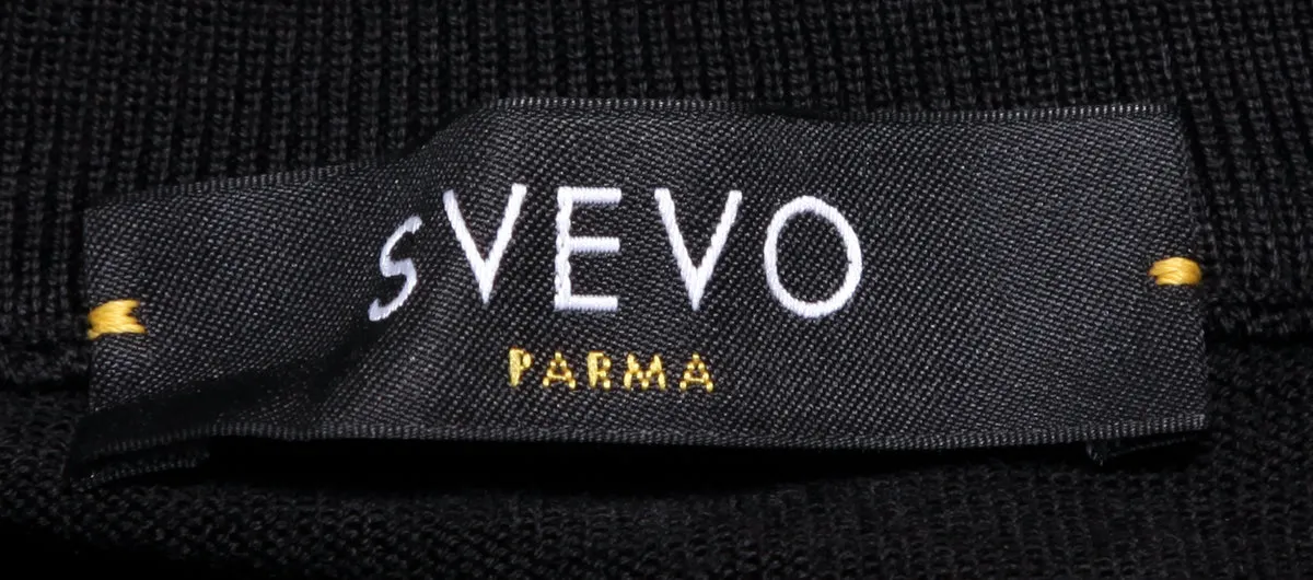 Svevo Parma Black 1/4 Zip Sweater