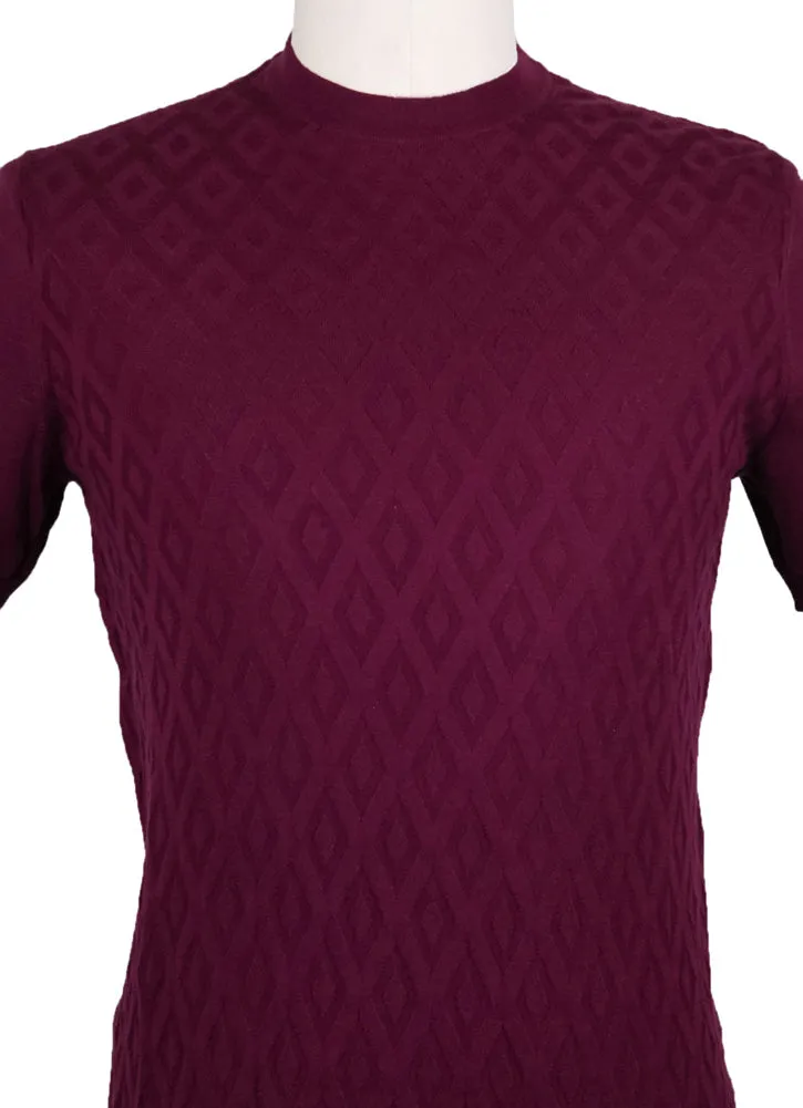 Svevo Parma Burgundy Red Sweater