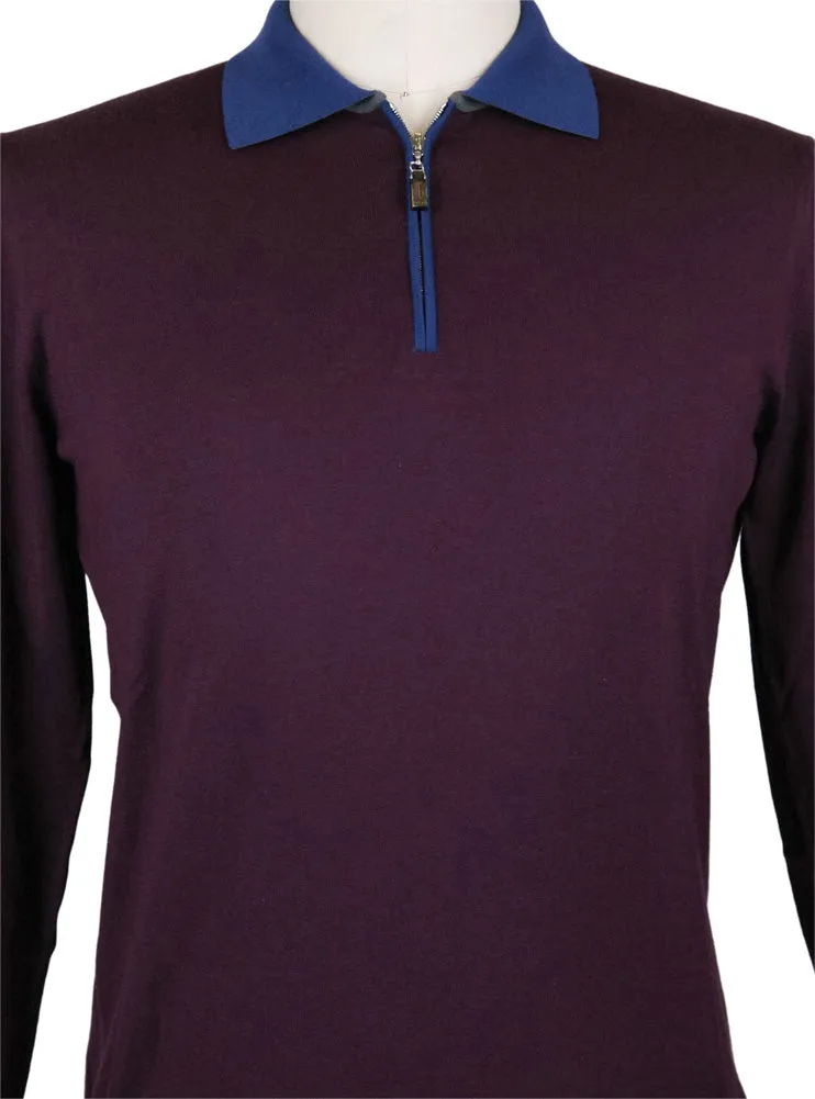 Svevo Parma Burgundy Red Sweater
