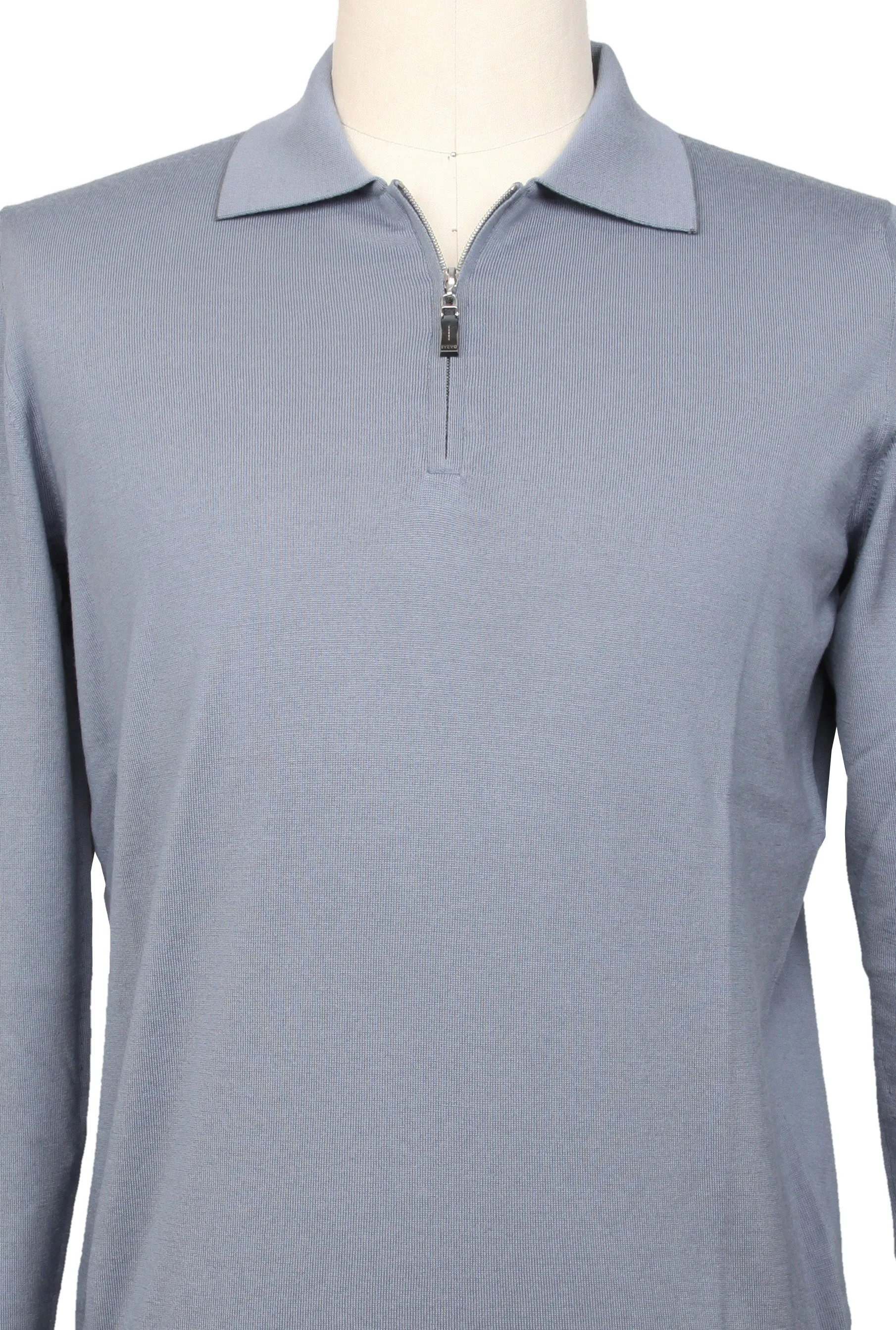 Svevo Parma Gray 1/4 Zip Polo Sweater