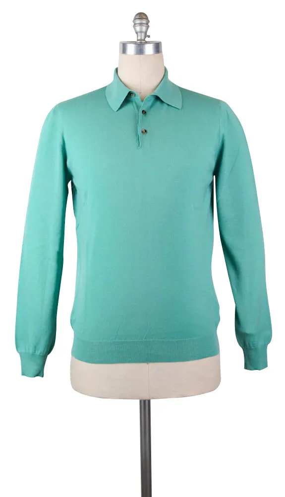 Svevo Parma Green Sweater - Size: Large US / 52 EU