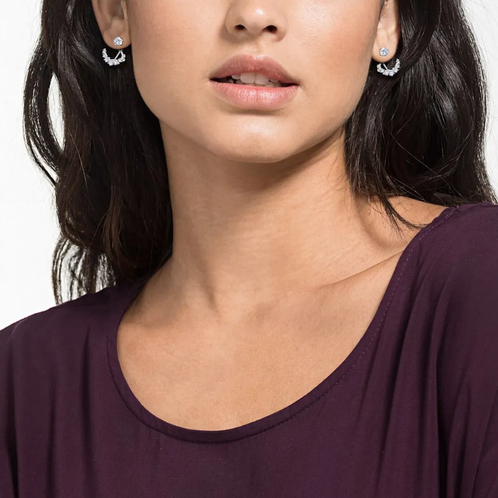 Swarovski PenÃƒÂ©lope Cruz Moonsun Pierced Earring Jackets White
