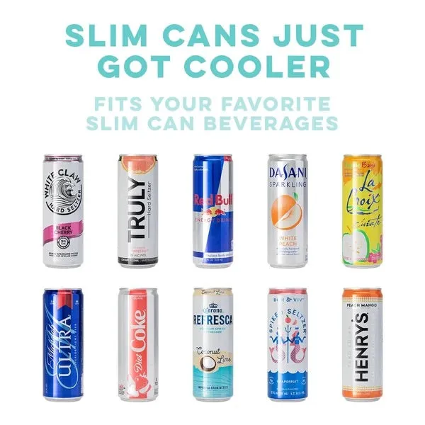 Swig 12oz Skinny Can Cooler-Matte Black