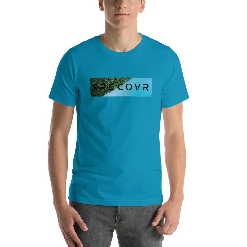 Switzerland Lake Unisex Block T-Shirt