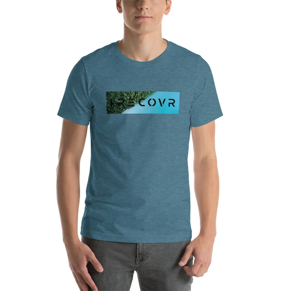 Switzerland Lake Unisex Block T-Shirt