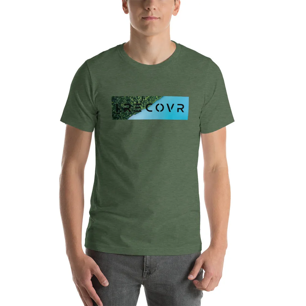 Switzerland Lake Unisex Block T-Shirt