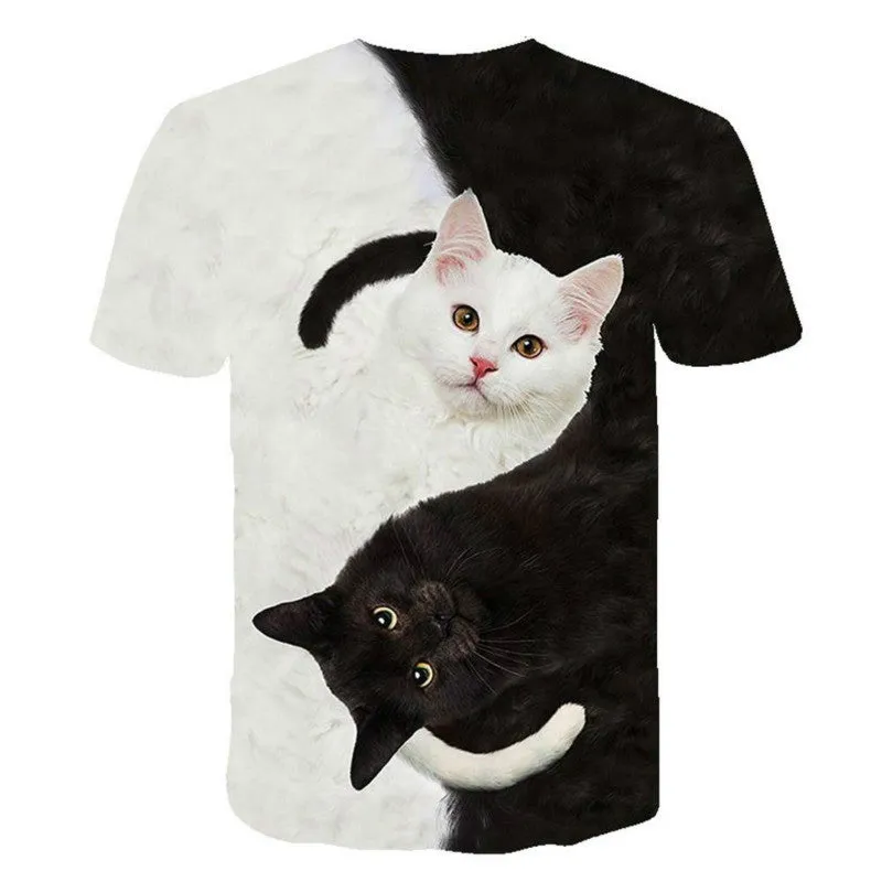 T-shirt 3D Cats Print Shirt