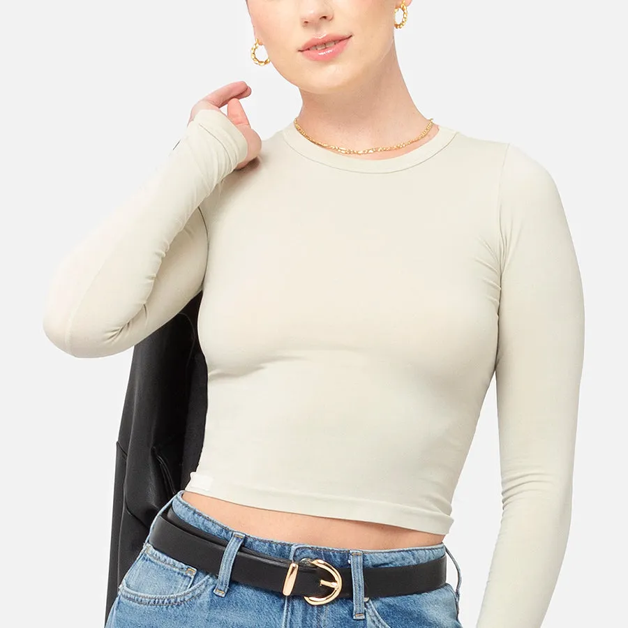 T-Shirt Manga Larga Stretch