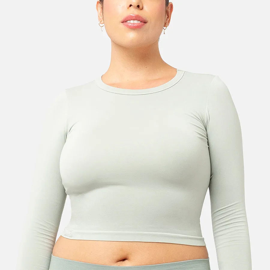 T-Shirt Manga Larga Stretch