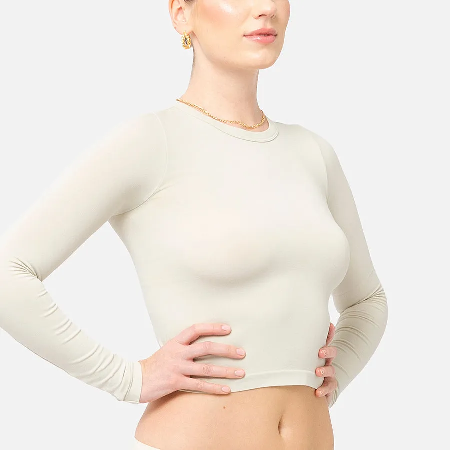 T-Shirt Manga Larga Stretch