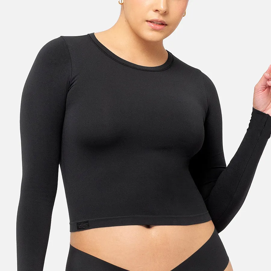 T-Shirt Manga Larga Stretch