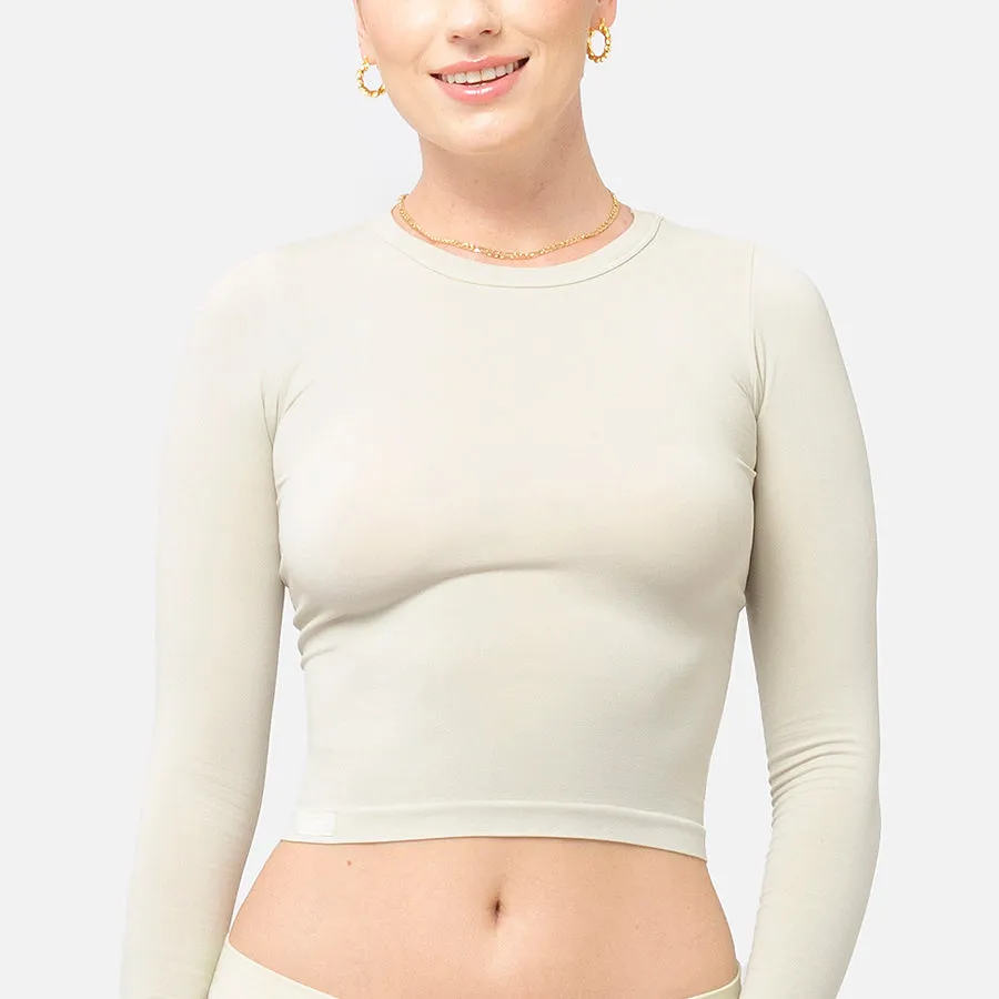 T-Shirt Manga Larga Stretch