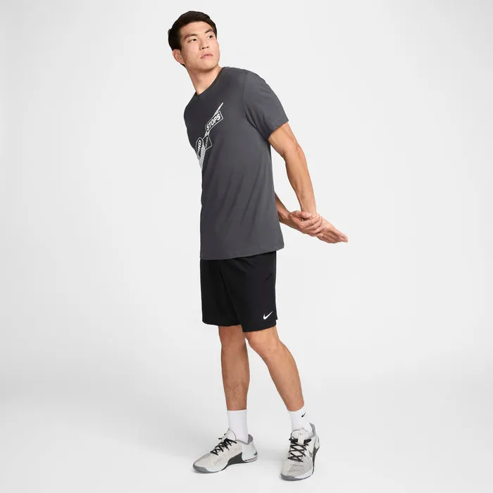 T SHIRT NIKE MAGLIETTA FITNESS UOMO SWOOSH GRIGIA