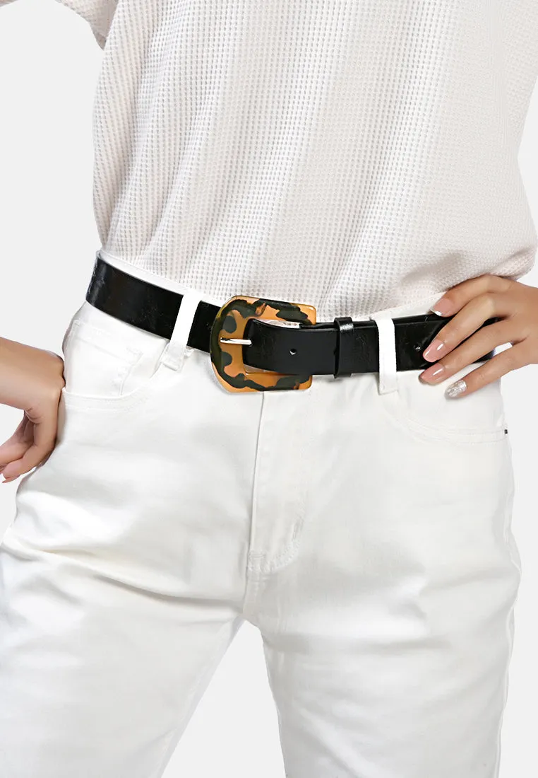 taste it wild solid textured belt