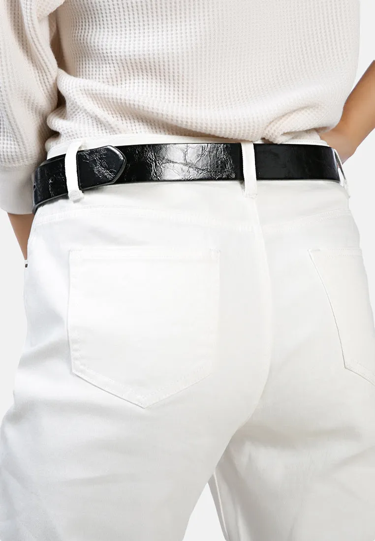 taste it wild solid textured belt