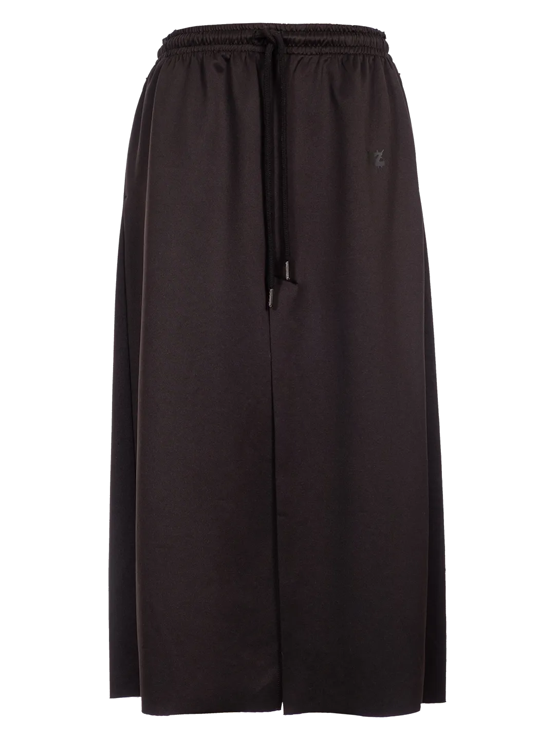 Techno Cotton Midi Skirt