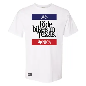 Texas NICA Ride Bikes in Texas Tee