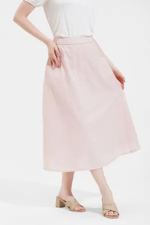Textured Midi Skirt