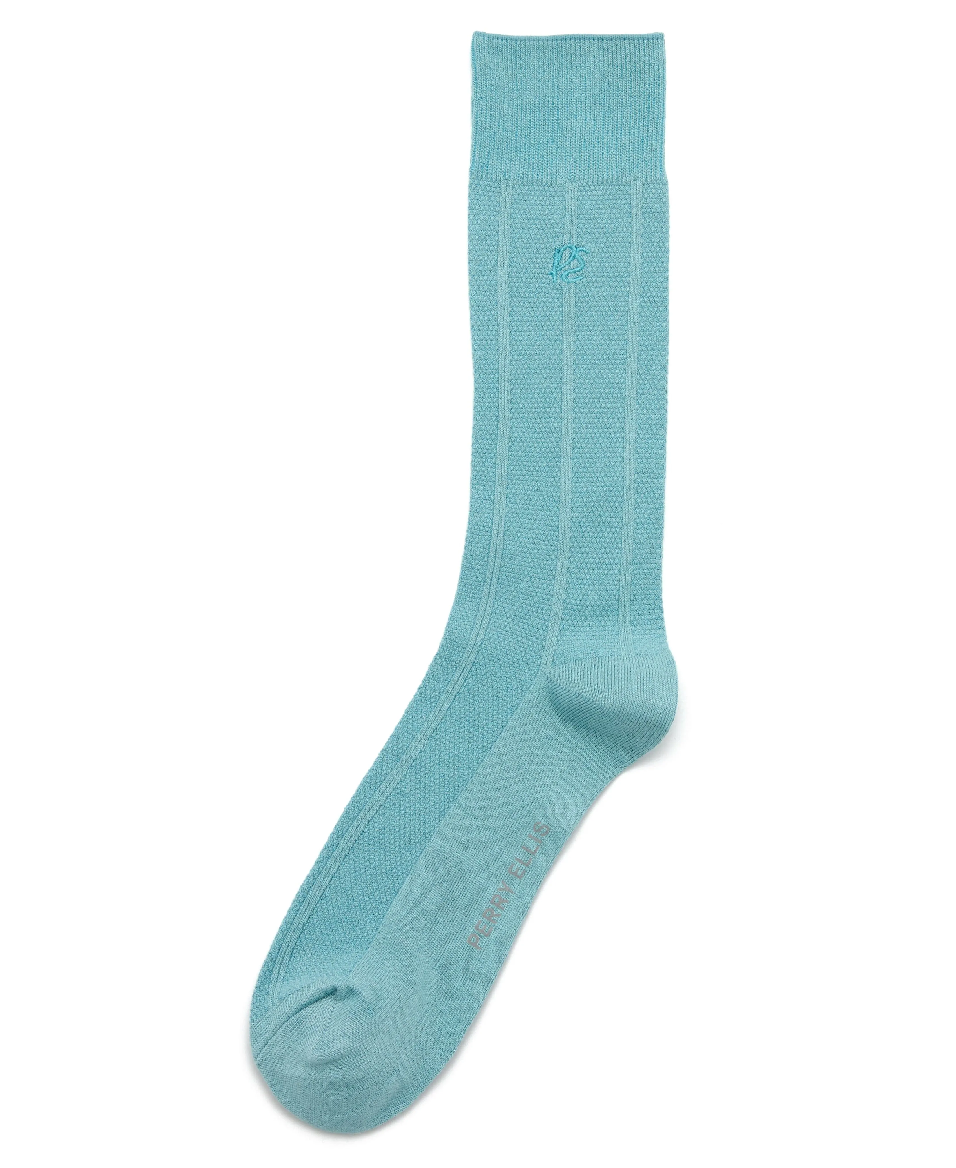 Textured Stitch Logo Socks